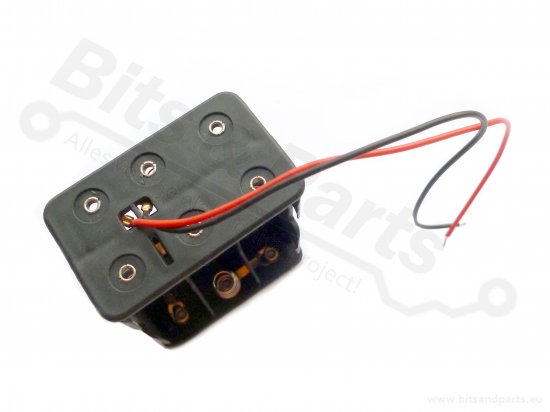Batterijhouder AA Penlite x 6 (9V)
